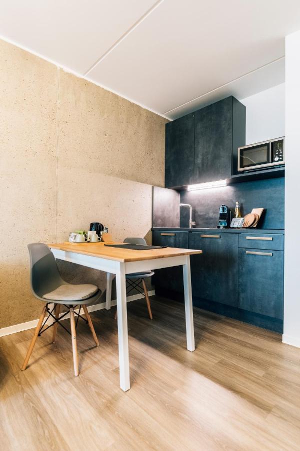 Modernes Stadt-Apartement Mitte Bielefeld Bagian luar foto