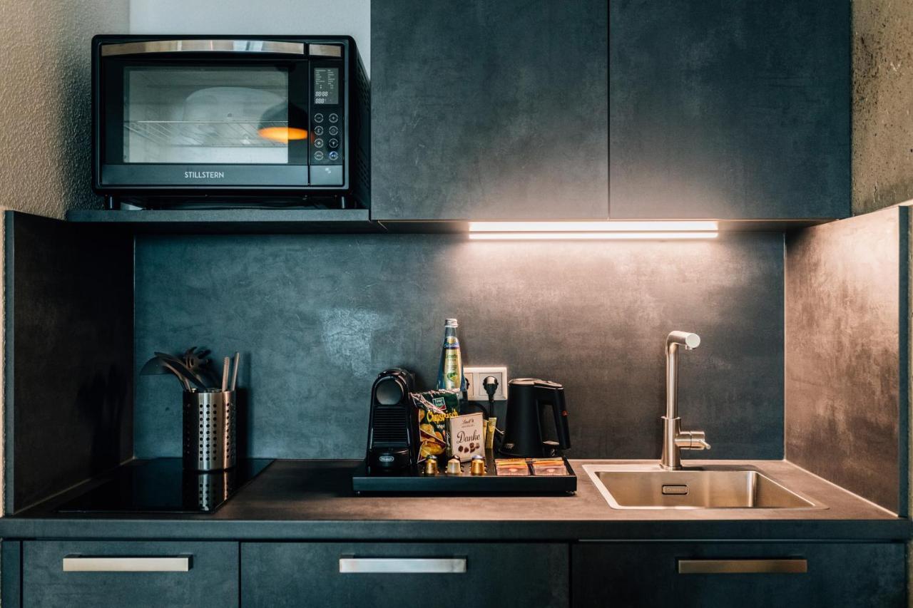 Modernes Stadt-Apartement Mitte Bielefeld Bagian luar foto