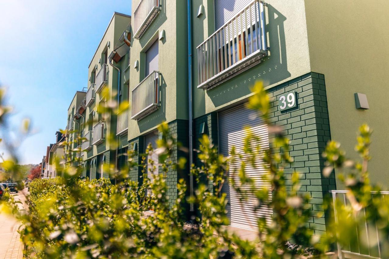 Modernes Stadt-Apartement Mitte Bielefeld Bagian luar foto